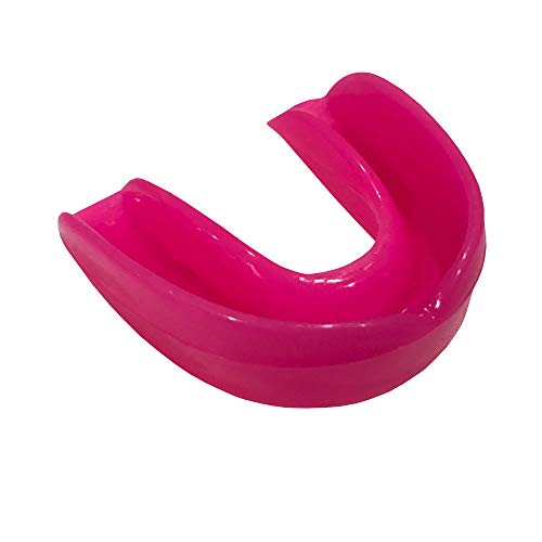 TMA Wrestling Mouth Guard for Boxing MMA Mouth Guard for Adults (Boxing, Martial Arts, Football, Taekwondo, Basketball, Lacrosse, Hockey, MMA) Mouthguard Slim Fit (Pink) - color: Pink