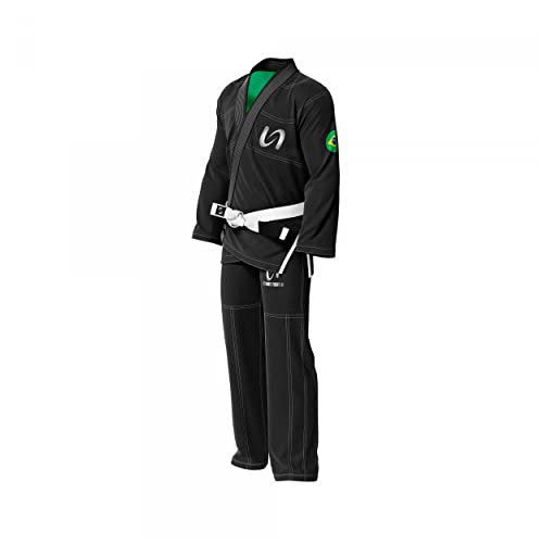 Ultimate - Brazilian Jiu Jitsu Gi - Inner Sublimation of Brazil Flag - size: A3
