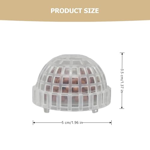 2 Pack Aquarium Moss Ball Holder Professional Plastic Moss Plant Holder with Hollow-Designed for Fish Tank Accessories (2)