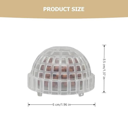 2 Pack Aquarium Moss Ball Holder Professional Plastic Moss Plant Holder with Hollow-Designed for Fish Tank Accessories (2)