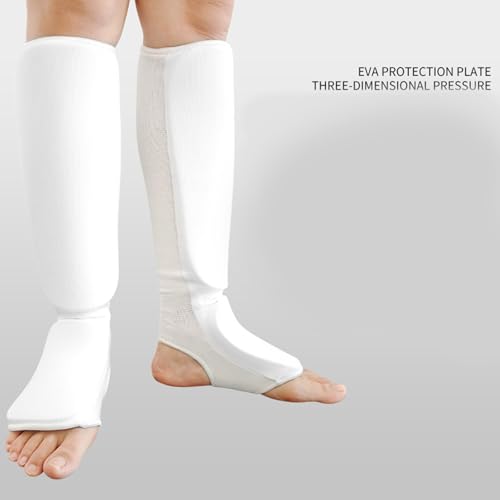 Insteps Foams Protections Leg Foot Protectors Shin Guards for Kickboxing, Muay Thai Training Insteps Protections Pad Martial Arts Shin Pad