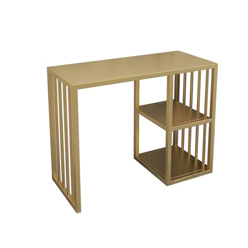 Sweeper Robot Storage Cabinet Sweeper Organizer TV Cabinet Sofa Sweeping Robot Storage Shelf Floor Side Table Fish Tank Shelf Storage Cabinet Sweeper Organizer(Gold Shelf,90x40x70cm) - color: Gold Shelf, size: 90x40x70cm