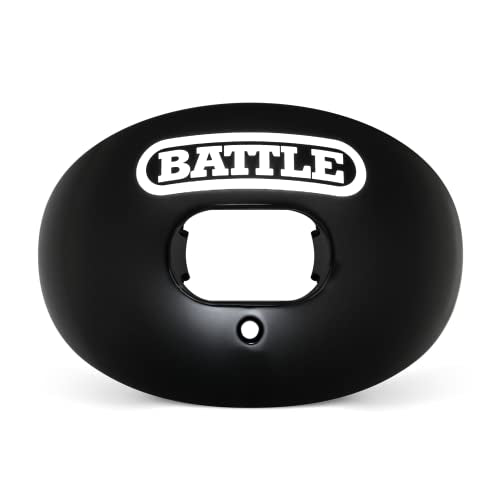 Battle Sports Chrome Oxygen Football Mouthguard - color: Black Chrome