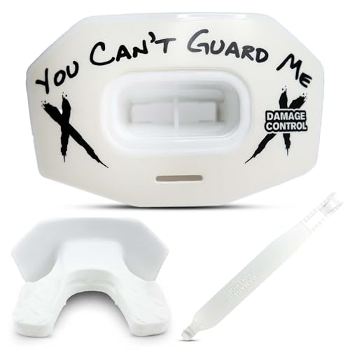 DAMAGE CONTROL Youth Football Mouth Guard – You Can't Guard Me - color: You Can't Guard Me