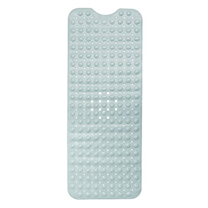 Bath Mat - Large Non Slip Bathtub & Shower Mat - Extra Long 40 x 16 Inch Bathroom Mats for Tub Nonslip Anti Slip Bathmats (40x16 Mint Green 1-Pack) - color: Mint Green