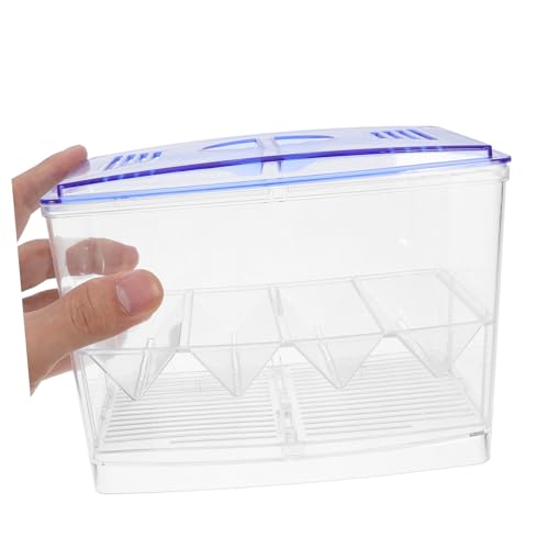 UPKOCH Guppy Breeding Box Fish Tank Isolation System Fish Nursery Pet Breeding Box Air Circulation