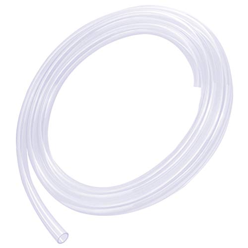 Silicone Tube 3/8"(10mm) ID x 9/16"(14mm) OD Clear Flexible Silicone Rubber Tubing Water Air Hose Pipe Transparent (3.3ft / 1m；10 x 14mm) - size: 10mm ID x 14mm OD