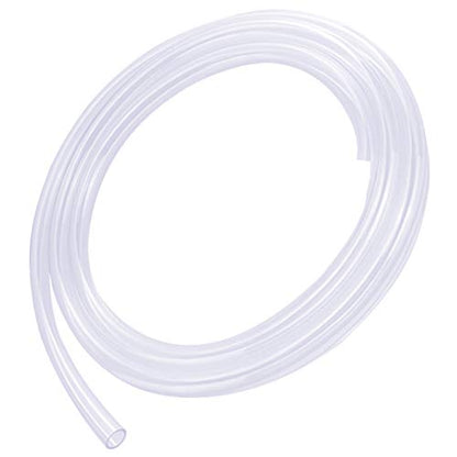 Silicone Tube 5/16"(8mm) ID x 1/2"(12mm) OD Clear Flexible Silicone Rubber Tubing Water Air Hose Pipe Transparent (3.3ft / 1m；8 x 12mm) - size: 8mm ID x 12mm OD
