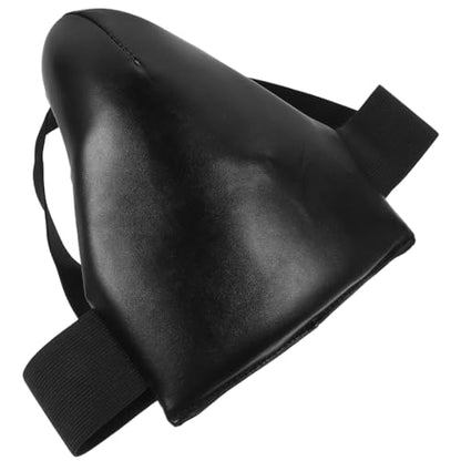 Professional Groin Protector for Contact Sports Training Black PU