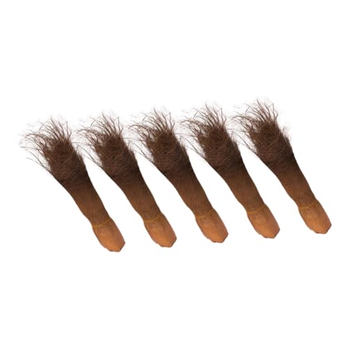 Hemobllo 5 Sheets Realistic Artificial Palm Bark Natural Garden Decor Plant Accessories for Aquarium Fish Fry Hatching Home Office Greenery Background