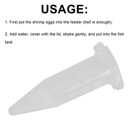 Automatic Fish Feeder, Auto Fish Feeder Fish Feeding Tube Brine Shrimp Eggs Fish Food Feeder 10Pcs Red Funnel Cup Fish Tank Feeding Cup for Feeding Fish with Suckers