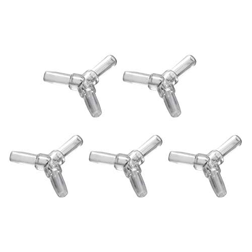 3 Way Y Shaped Tubing Connector Hose Fitting Equal Barbed Connector Tubing Splitter Adapters Fishtank