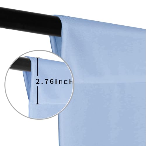 Dusty Blue Photo Backdrop for Photoshoot Photography Background Studio Blue Aura Backdrop Streaming Video Shooting 3x5FT