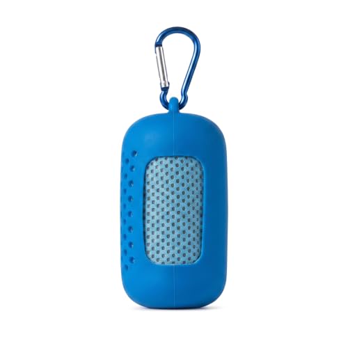 Quick Absorbent Rapid Cooling Travel Sports Towel Lightweight Compact Camping Swimming Gym Blue - color: Blue