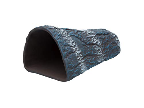 Pleco Cave Cone Breeding Ceramic Decorations Fish Tank Aquarium (Blue) - color: Blue