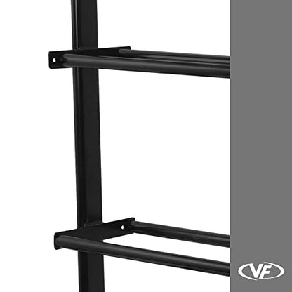 Valor Fitness 4-Tier Exercise Ball Storage Rack with Wheels – Holds Up to 20 Medicine, Slam, and Wall Balls – Durable Home Gym Sports Equipment Organizer