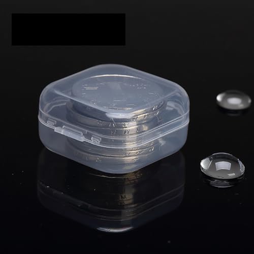 12 PCS Square Empty Mini Clear Plastic Storage Containers (1.38 x 1.38 x 0.71 Inch), Clear Plastic Beads Storage Containers Box for Beads, Jewelry, Game Pieces and More - size: 1.38 x 1.38 x 0.71 Inch