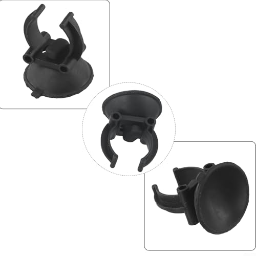 2Pcs Suction Cups Clips For Aquarium Heaters For 1/2 Inch Diameter Thermostats, 30Mm Silicone Suckers For Fish Tank Thermostat, Replacement Holders For Glass And for acrylic Tanks