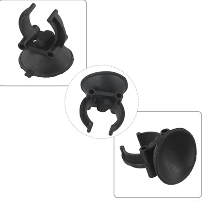 2Pcs Suction Cups Clips For Aquarium Heaters For 1/2 Inch Diameter Thermostats, 30Mm Silicone Suckers For Fish Tank Thermostat, Replacement Holders For Glass And for acrylic Tanks