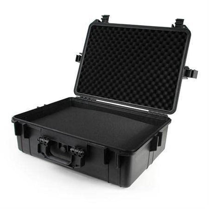 22" Weatherproof Equipment Case, made of Polypropylene Plastic, Black with Foam Insert, (22" X 16.5" X 8.5" (L x W x H)) - size: 22" X 16.5" X 8.5" (L x W x H) (BLACK)