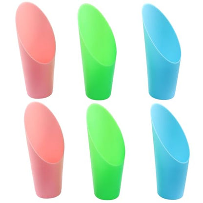6 Pcs Bonsai Soil Scoops Plastic Garden Shovels Garden Tool, Colorful Mini Potting Scoops for Plant Succulent, Lightweight and Durable Design for Easy Gardening and Transplanting Tasks