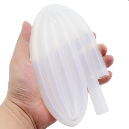Silicone Tube 14mm ID x 18mm OD Clear Flexible Silicone Rubber Tubing Water Air Hose Pipe Transparent (3.3ft / 1m；14 x 18mm) - size: 14mm ID x 18mm OD