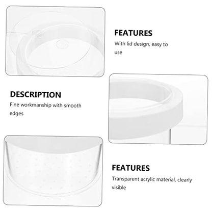 MERRYHAPY Fish Separator Floating Box Acrylic Fish Hatchery for Aquariums Easy Removable Design No Suction Cups Required for Breeding Guppies and Fry with Lid
