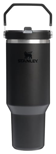 STANLEY IceFlow 2.0 Flip Straw Tumbler, 40 oz, Black 2.0 - color: Black 2.0, size: 40 Ounces