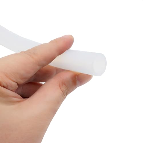 Silicone Tube 14mm ID x 18mm OD Clear Flexible Silicone Rubber Tubing Water Air Hose Pipe Transparent (3.3ft / 1m；14 x 18mm) - size: 14mm ID x 18mm OD