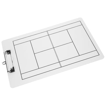 Tennis Coaching Supplies Dry Erase Competition Board Whiteboard Clipboard for Strategy