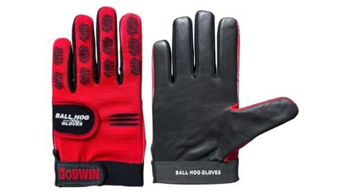 Ball Hog 2.0 Unweighted Basketball Training Gloves | Improve Grip Control & Ball Handling | Coach Designed | Beginner to Advanced | - size: Large (H.S./College)