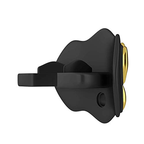 Loudmouth Football Mouth Guard - 3D Chrome Grillz Football Mouthpiece, Fits Adult & Youth, Mouth Guard Accessories (3D Grillz - Chrome Black/Gold) - color: 3d Grillz - Chrome Black/Gold