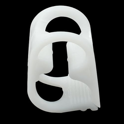 Bivethoi 5 Pcs 1/4" - 1/2" Plastic Tubing Clamps Adjustable Tube Clamp, Laboratory Pinch Valve Flow Control Hose Clamp, White - size: 1/4" - 1/2"