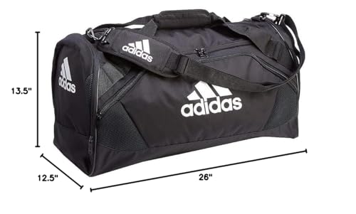 adidas Unisex Team Issue Sports Duffel Bag for Men and Women - color: Black