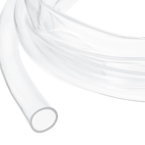 uxcell 5/8 Inch Clear PVC Tubing, 16mm ID x 19mm OD - 8.5ft PVC Tube Lightweight Vinyl Hose, Transparent Flexible Plastic Water Tubing for Air Oil Water Transfer Aquarium Irrigation - size: 16mm ID x 19mm OD