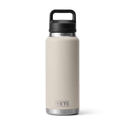 YETI Rambler 36 oz Bottle, Vacuum Insulated, Leakproof, Stainless Steel with Chug Cap - color: Cape Taupe