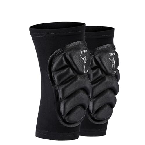 PISIQI Knee Pads Compression Leg Sleeve Knee Brace Sleeve Thicken Anti-Collision Thick EVA Padding for Basketball Football Volleyball Wrestling Protector Gear - size: Small