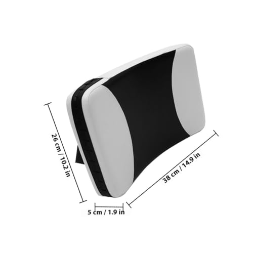 MAGICLULU Taekwondo Kick Pad and Punching Pad Curved Kick Shield Compact Monochrome Sparring Gear for Martial Arts Training