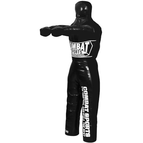 Combat Sports Legged Grappling Dummy – 35 to 140 lb Nylon Training Partner for MMA, Jiu-Jitsu, Wrestling, Takedowns, Throws, Submissions & Striking | Reinforced vinyl nylon build, realistic leg design for takedowns throws submissions, 35-140 lb options, s