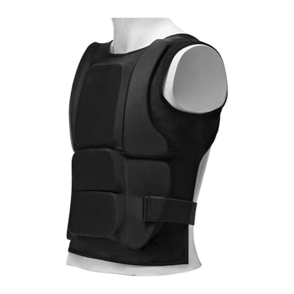 Martial Arts Chest Protector, Foam Padded Breathable Boxing Body Protector Chest Guard for Adults Karate Taekwondo Judo Training - size: Small