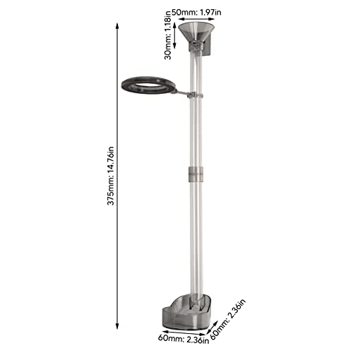 Fish Tank Feeding Tube Dish Clean and Hygienic Function for Aquarium Hobbyists ABS Material