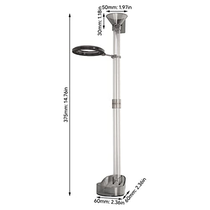 Fish Tank Feeding Tube Dish Clean and Hygienic Function for Aquarium Hobbyists ABS Material