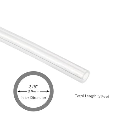 3/8" ID Silicon Tubing, JoyTube Food Grade Silicon Tubing 3/8" ID x 5/8" OD 3 Feet High Temp Pure Silicone Hose Tube for Home Brewing Winemaking - size: 3/8" ID x 5/8" OD, style: 3 Feet