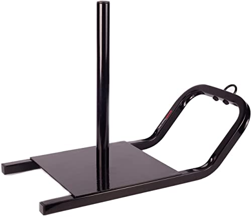 miR 300lbs - 500lbs Max Weight Heavy Duty Power Speed Sled with Color Options. at Home, Gym, and Football Training - style: Pull Premium Black