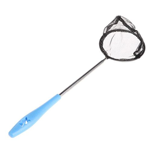 XMHF Self-Provided Small Fish Tank Fishing Net. with Extendable 9.1-20.9In Long Handle Stainless Safe Small Fish Net