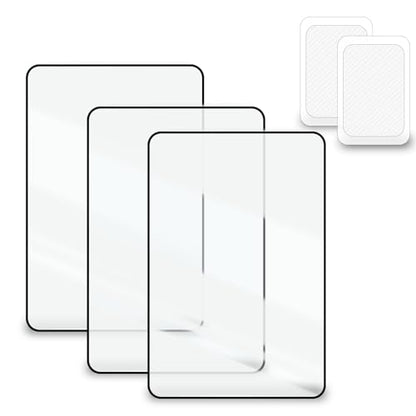 5PCS Page Magnifier, 3 X Magnifying Glass for Reading, Lightweight Plastic Magnifying Sheet Full Page Magnifier Fresnel Lenses for Elderly and People with Low Vision Reading(2 Sizes)