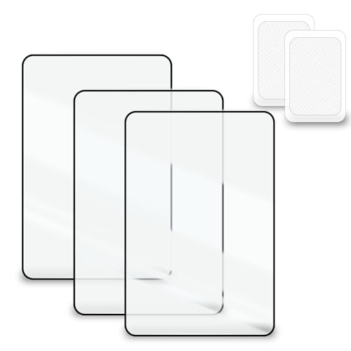 5PCS Page Magnifier, 3 X Magnifying Glass for Reading, Lightweight Plastic Magnifying Sheet Full Page Magnifier Fresnel Lenses for Elderly and People with Low Vision Reading(2 Sizes)