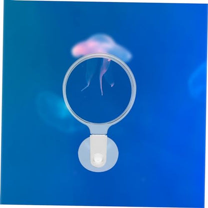 Aquarium Glass Cup Observation Magnifier for Fish Tanks Plants Small Animals Viewing for Landscapes Details Attachment