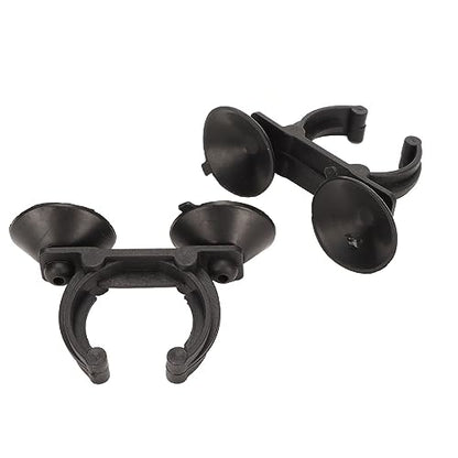 Aquarium Heater Suction Cup Clips, 2 Pieces 3.2cm Plastic Silicone, Strong Suction for Accurate Fixing in Fish Tanks