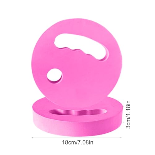 Water Exercise Discs Ergonomic Grip Aqua Exercise Equipment | Swim Aerobic Fitness Disc for Women Adults Youth Teens Beginners Pool Fitness Exercise Training Workout - color: Pink